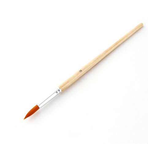 12 nylon hair watercolor brushes 6 pointed 6 flat gouache brushes 12 nylon hair watercolor brushes 6 pointed 6 flat gouache brushes
